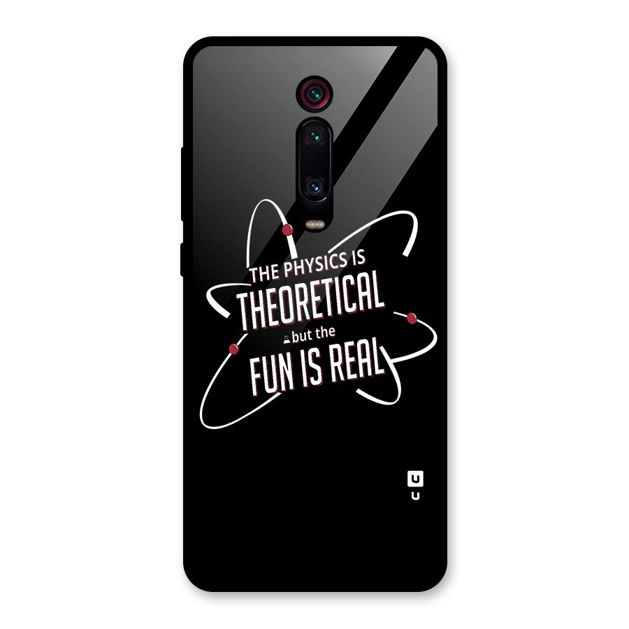 Physics Theoretical Fun Real Glass Back Case for Redmi K20