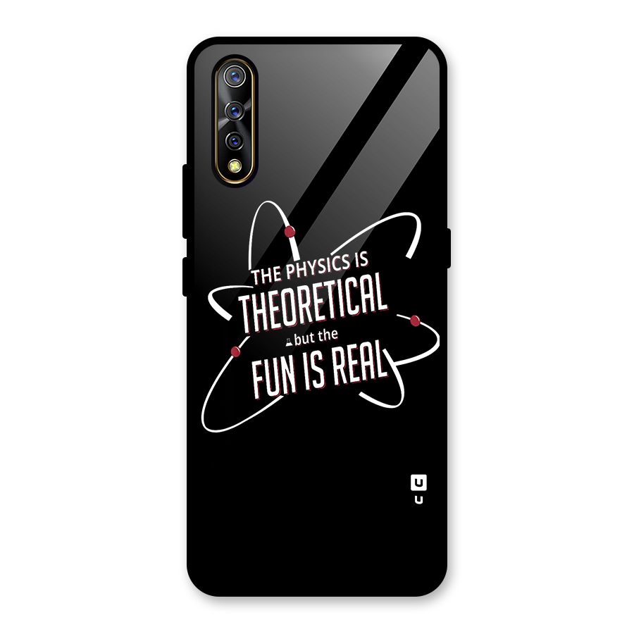 Physics Theoretical Fun Real Glass Back Case for Vivo S1