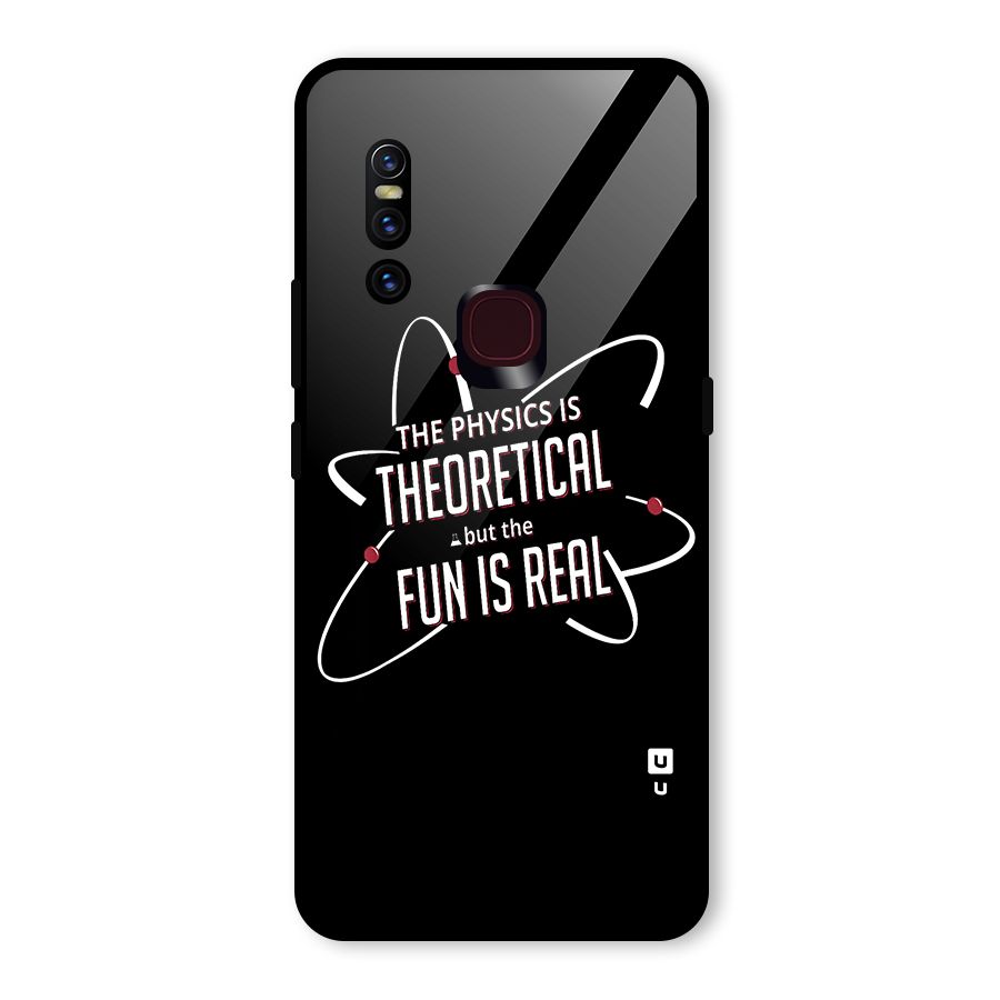 Physics Theoretical Fun Real Glass Back Case for Vivo V15
