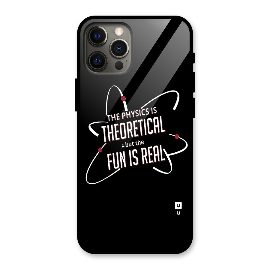 Physics Theoretical Fun Real Glass Back Case for iPhone 12 Pro Max