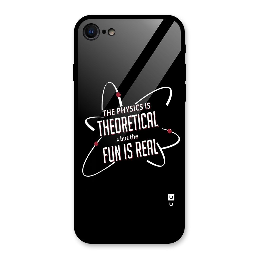 Physics Theoretical Fun Real Glass Back Case for iPhone 7