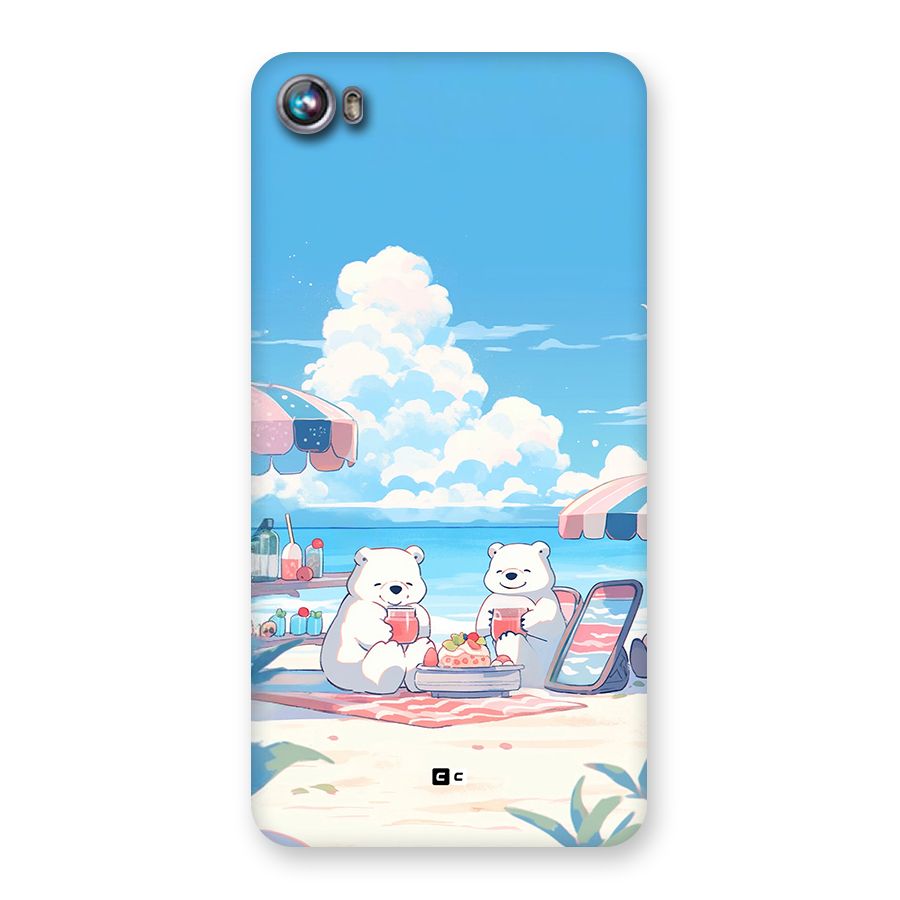 Picnic Time Back Case for Canvas Fire 4 (A107)