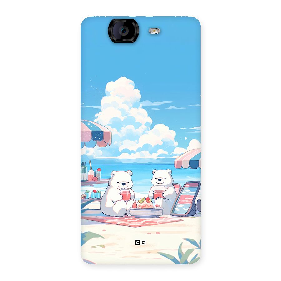 Picnic Time Back Case for Canvas Knight A350