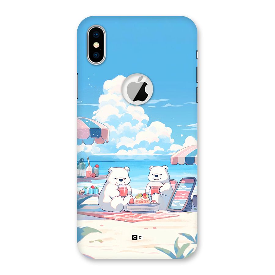 Picnic Time Back Case for iPhone X Logo Cut