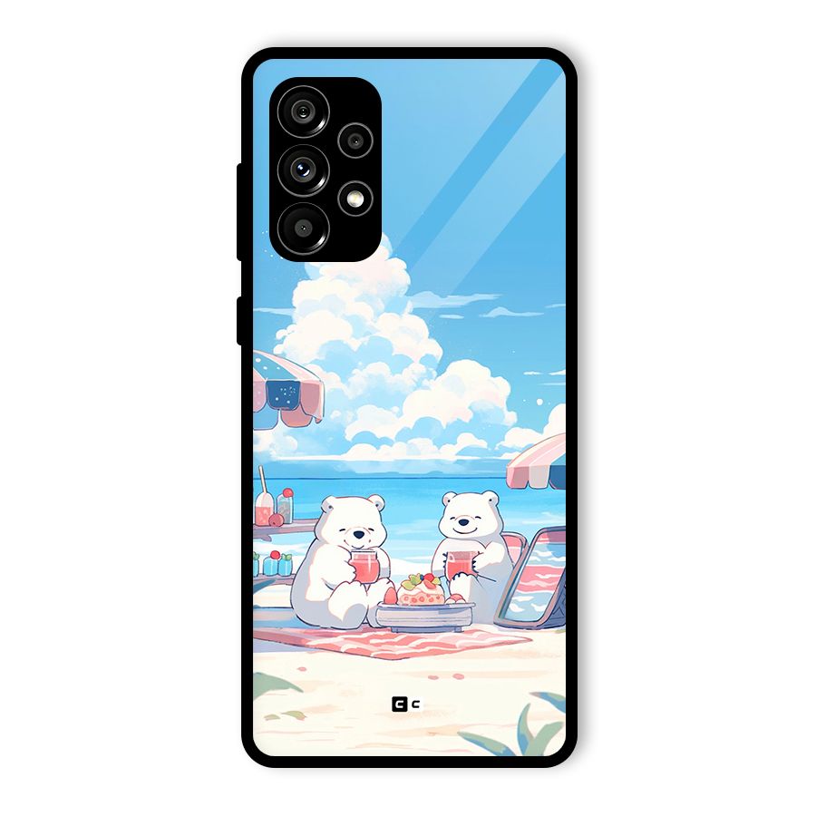 Picnic Time Glass Back Case for Galaxy A73 5G