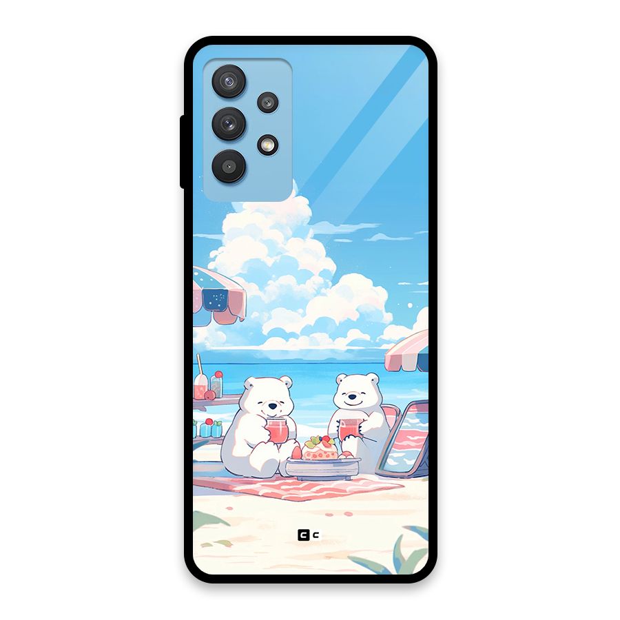Picnic Time Glass Back Case for Galaxy M32 5G