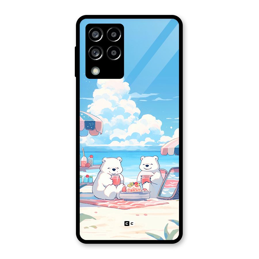 Picnic Time Glass Back Case for Galaxy M53 5G