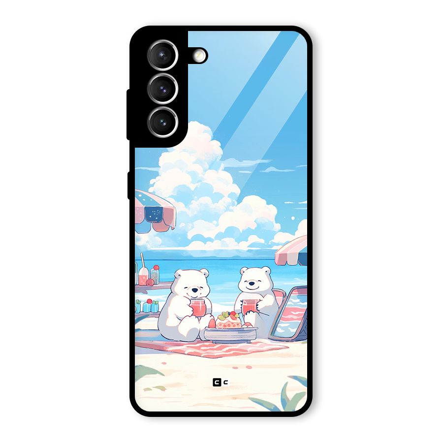 Picnic Time Glass Back Case for Galaxy S21 5G