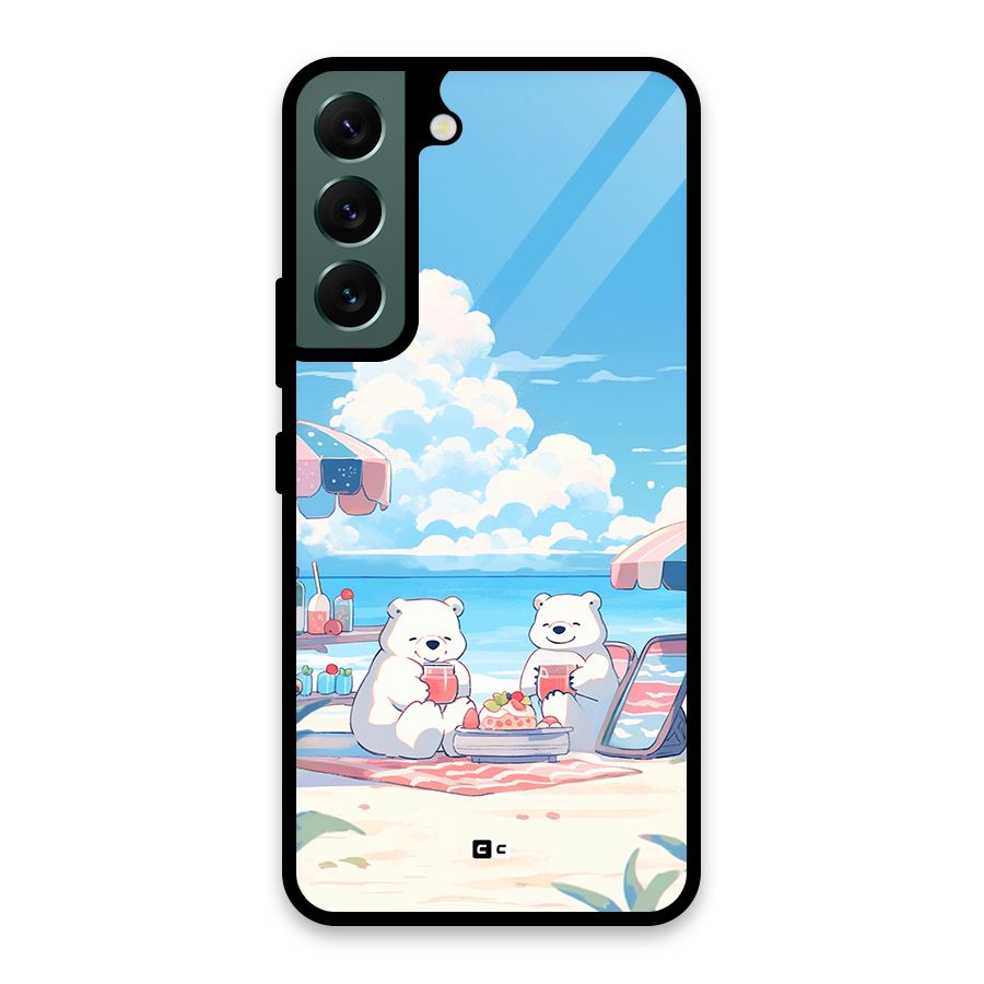 Picnic Time Glass Back Case for Galaxy S22 5G
