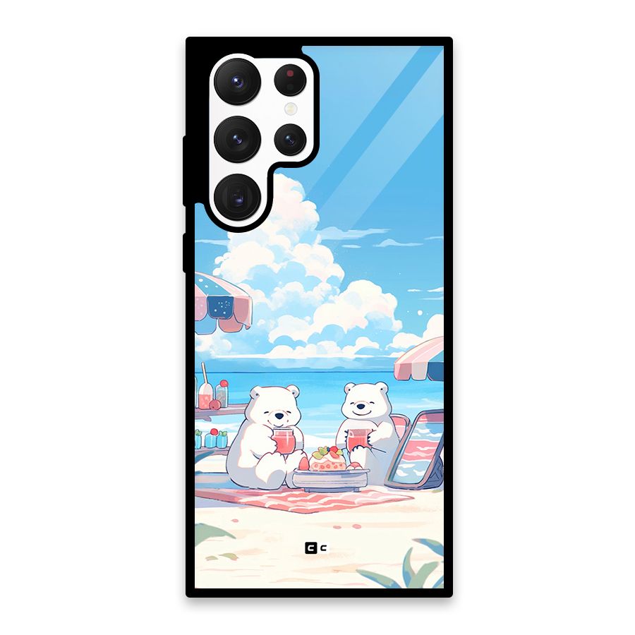 Picnic Time Glass Back Case for Galaxy S22 Ultra 5G