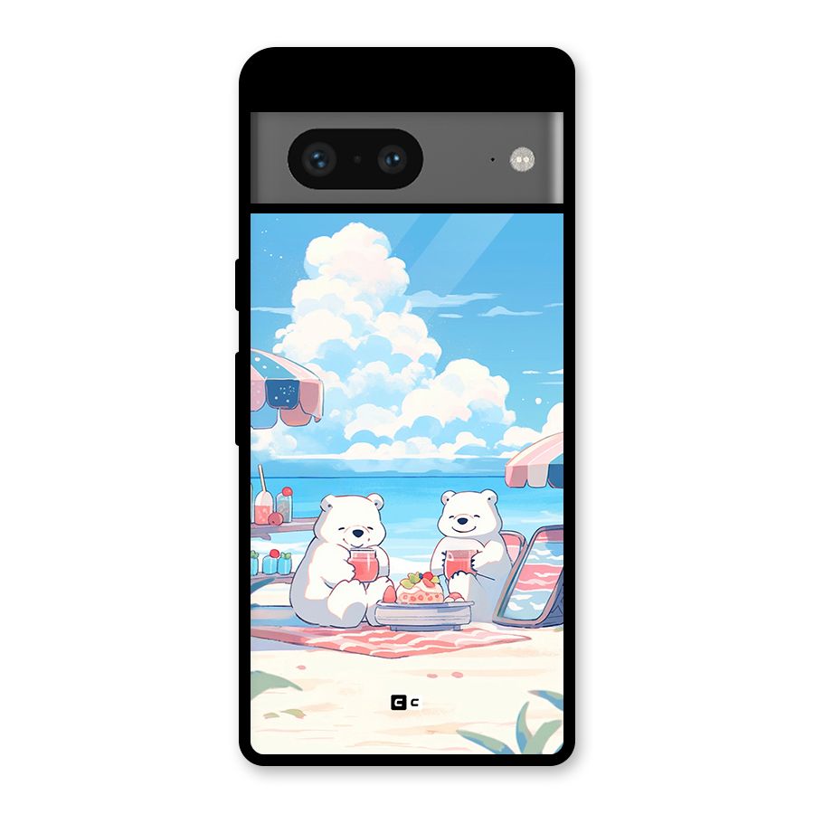 Picnic Time Glass Back Case for Google Pixel 7
