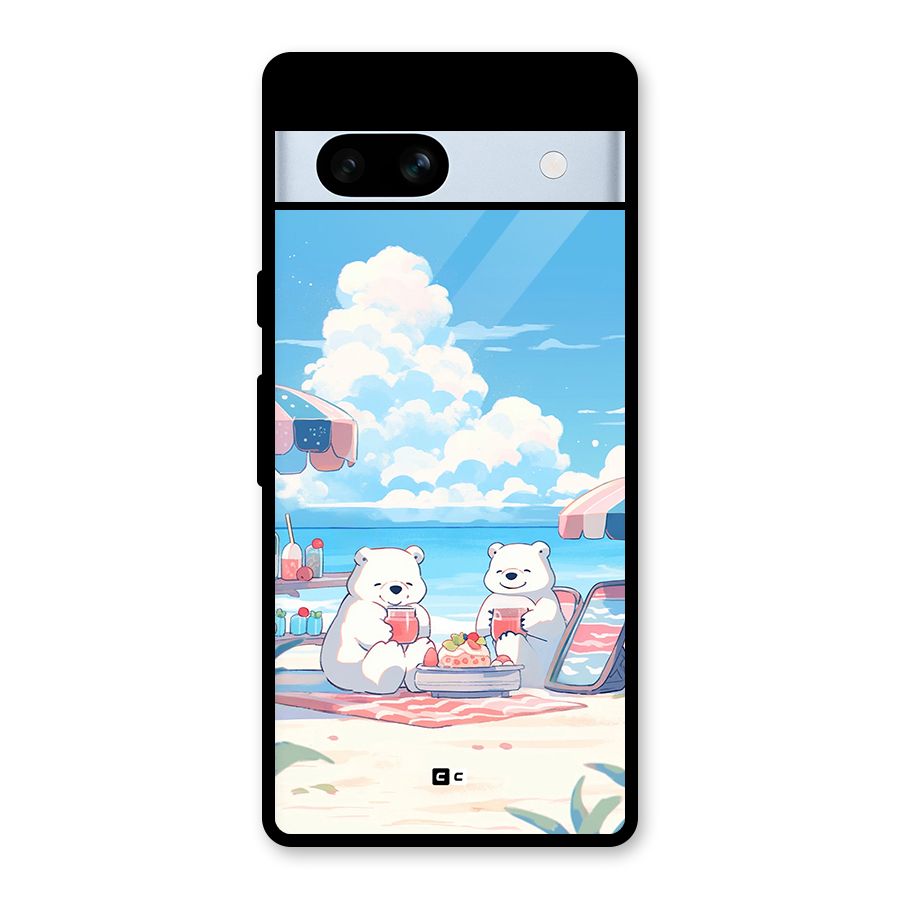 Picnic Time Glass Back Case for Google Pixel 7a