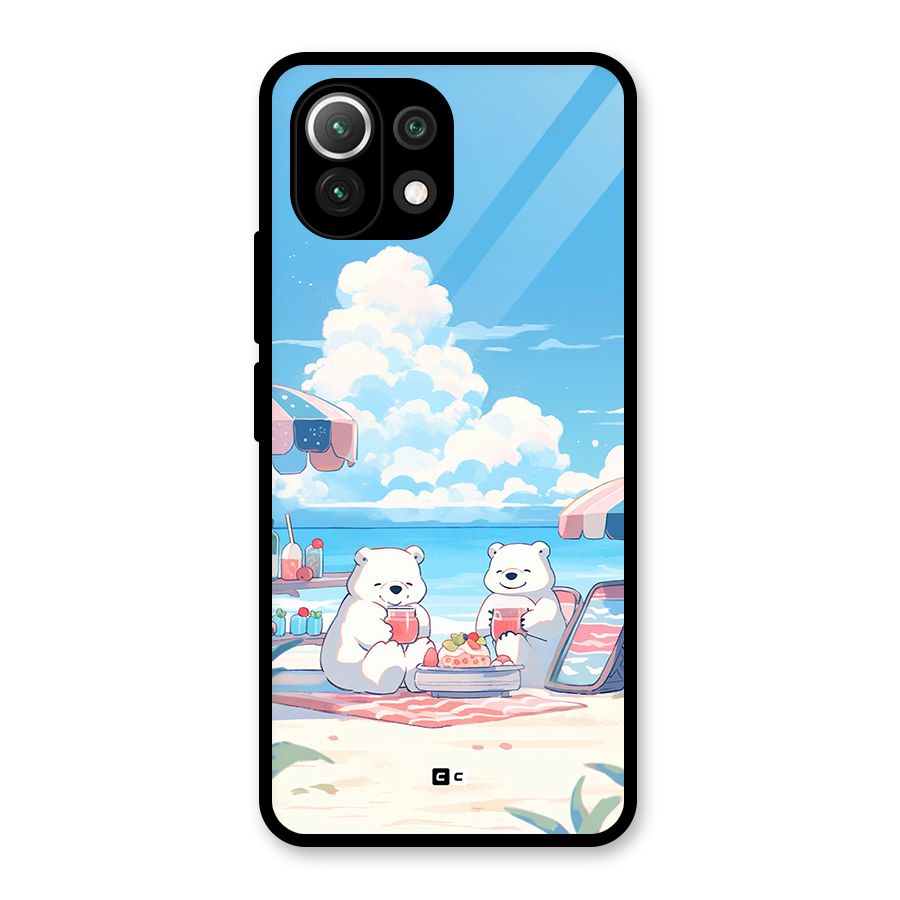 Picnic Time Glass Back Case for Mi 11 Lite NE 5G