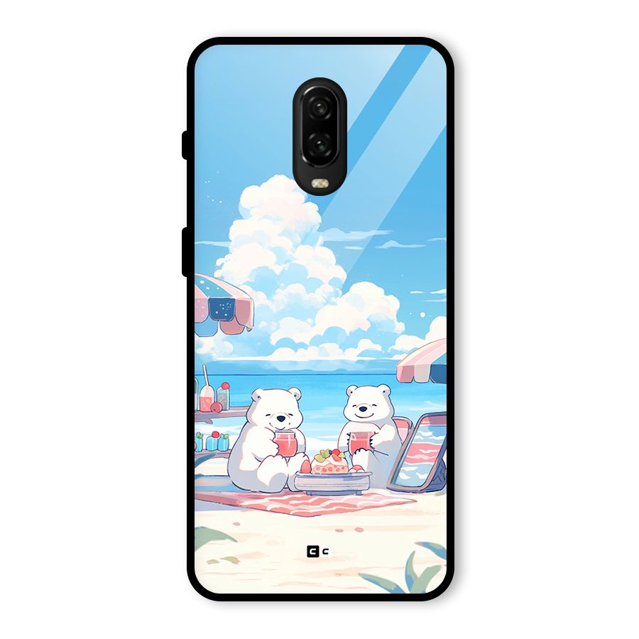 Picnic Time Glass Back Case for OnePlus 6T