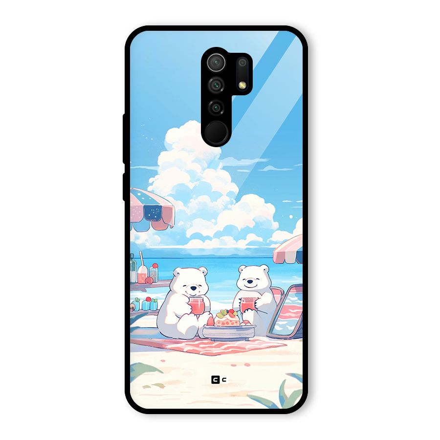 Picnic Time Glass Back Case for Poco M2