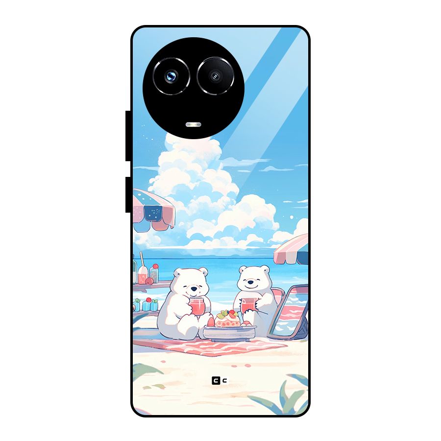 Picnic Time Glass Back Case for Realme 11X