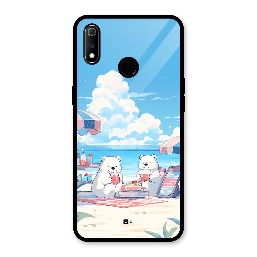Picnic Time Glass Back Case for Realme 3