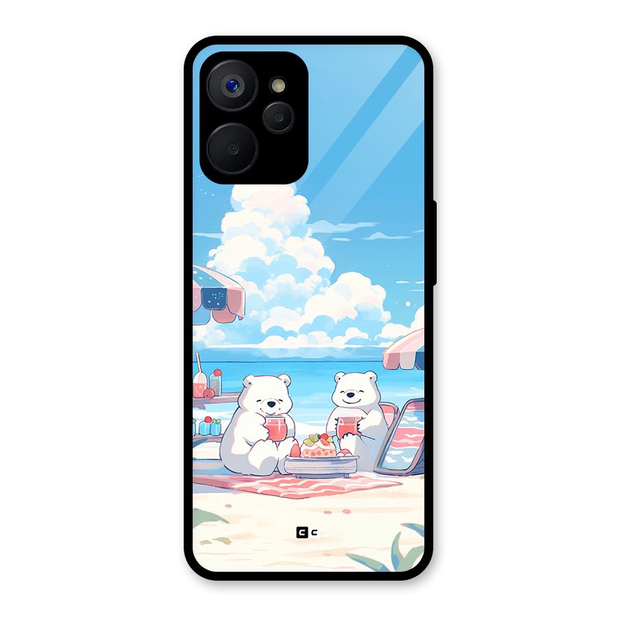 Picnic Time Glass Back Case for Realme 9i 5G