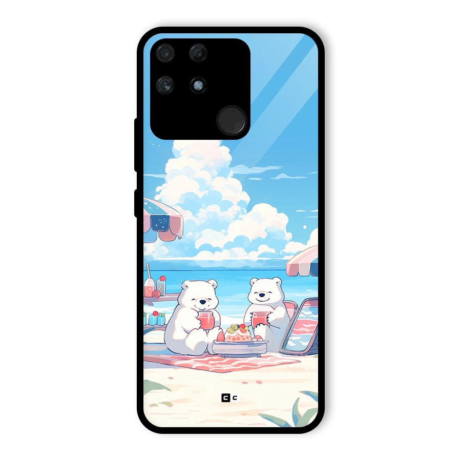 Picnic Time Glass Back Case for Realme Narzo 50A