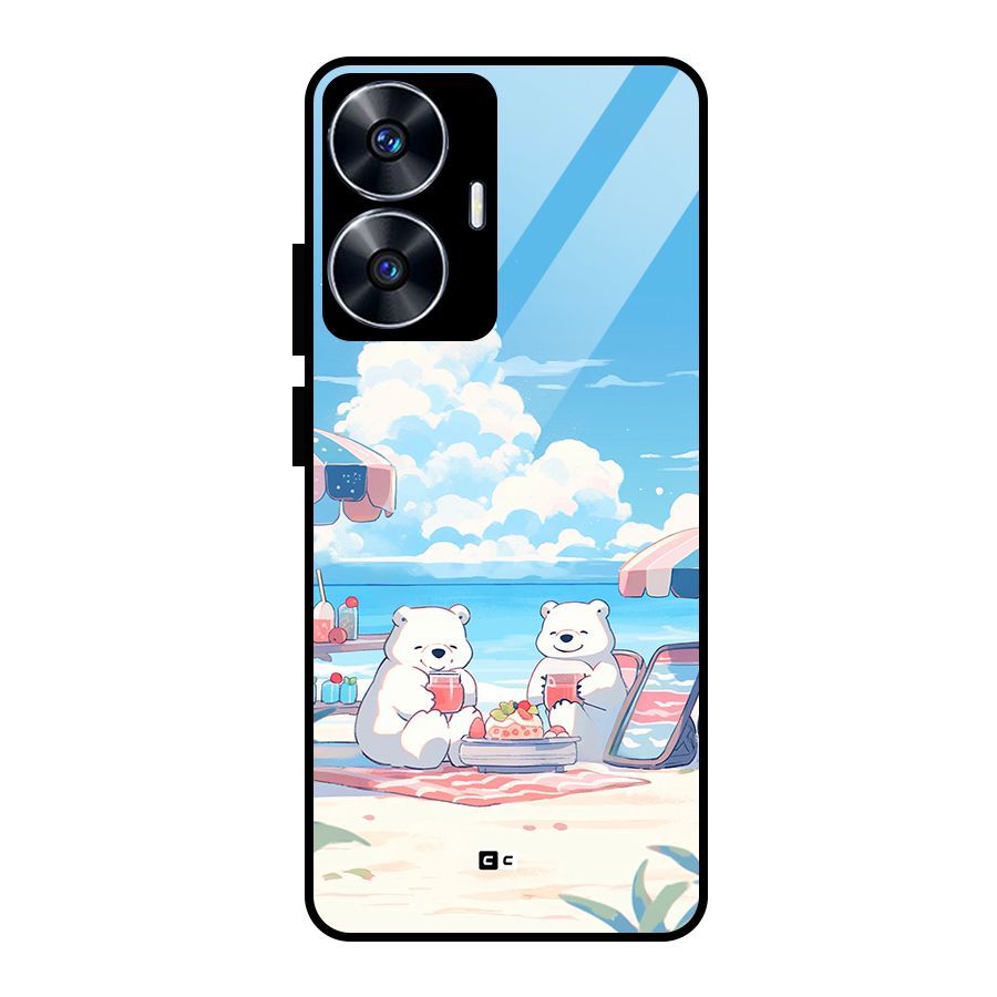 Picnic Time Glass Back Case for Realme Narzo N55