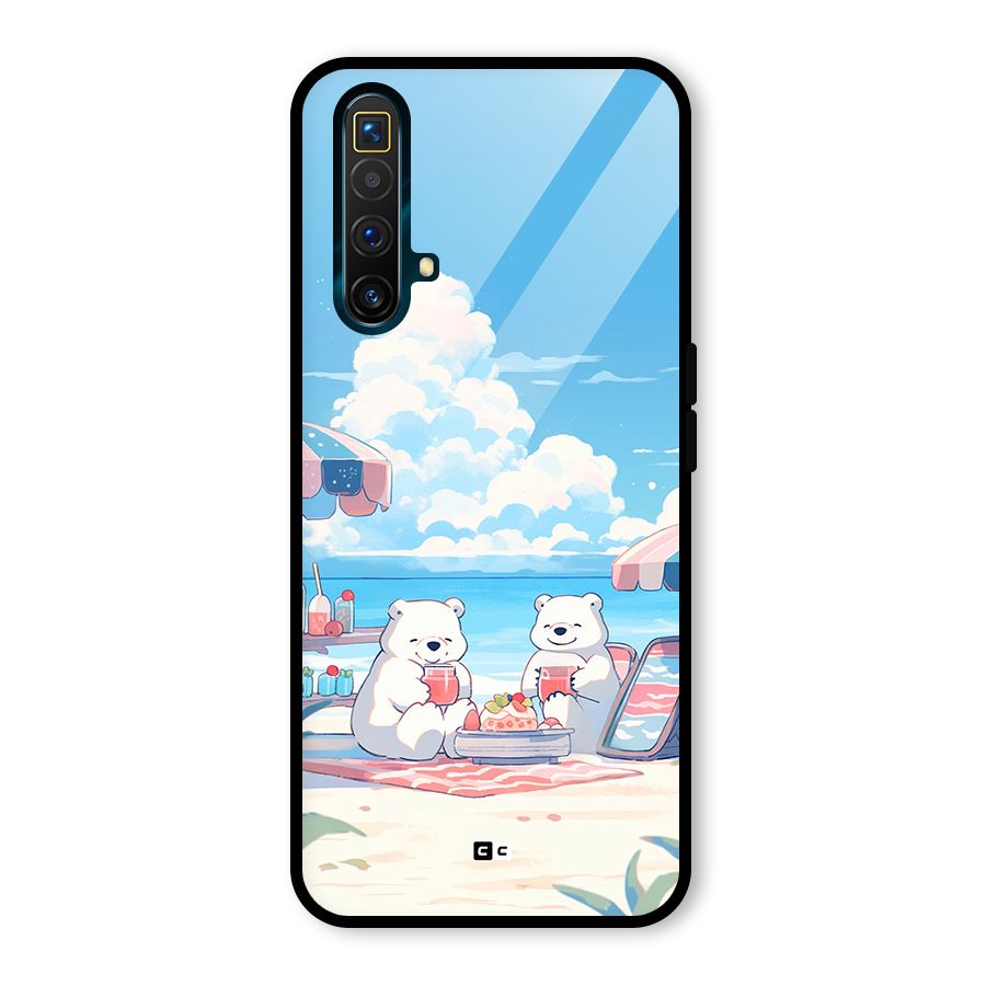 Picnic Time Glass Back Case for Realme X3
