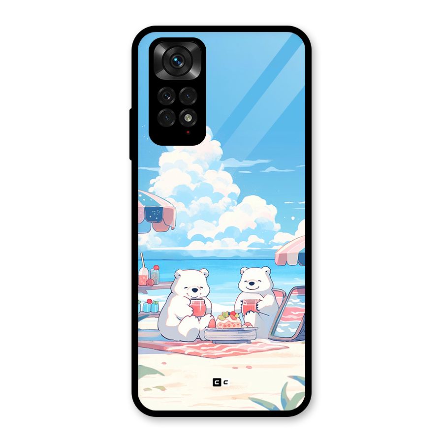 Picnic Time Glass Back Case for Redmi Note 11S