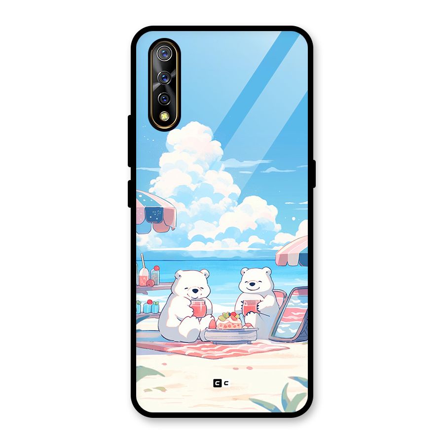 Picnic Time Glass Back Case for Vivo S1