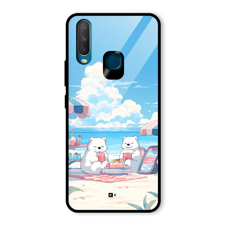 Picnic Time Glass Back Case for Vivo U10