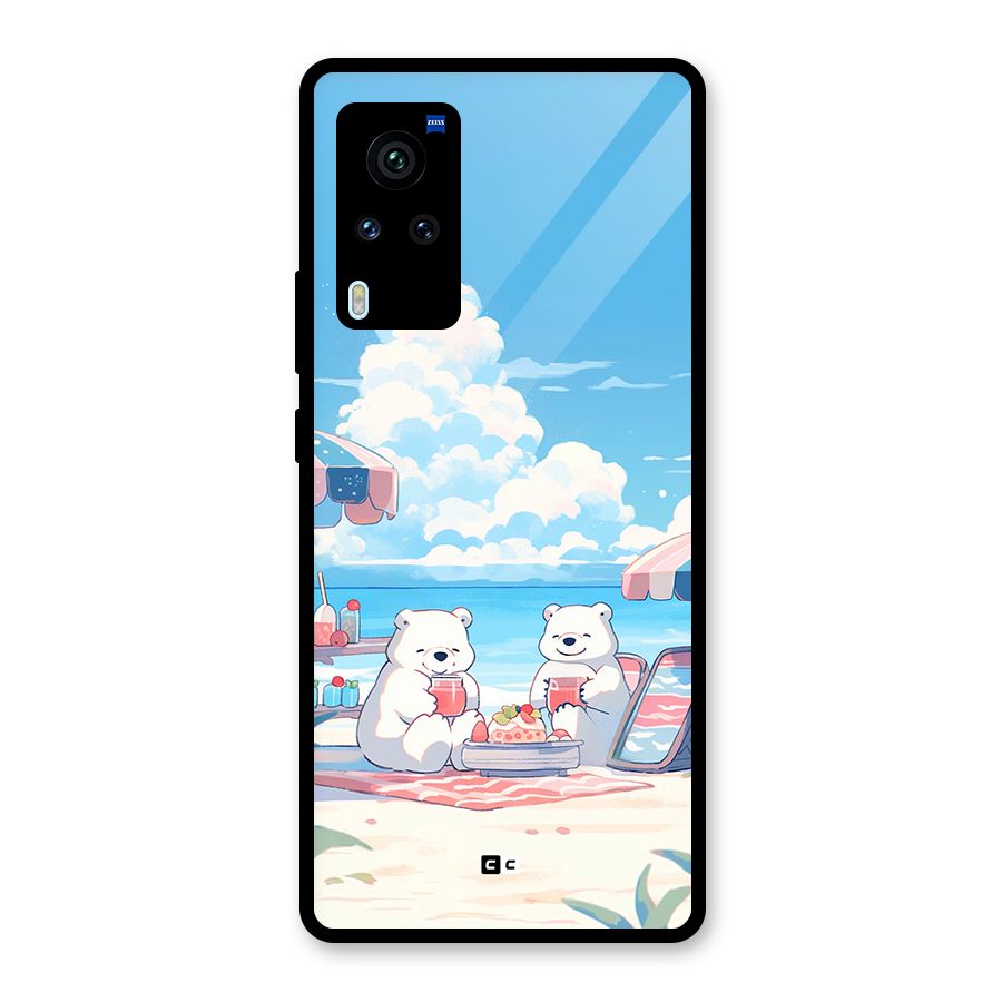 Picnic Time Glass Back Case for Vivo X60 Pro