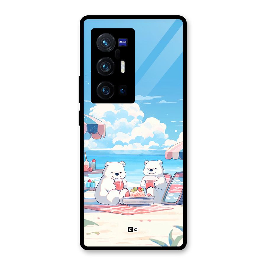 Picnic Time Glass Back Case for Vivo X70 Pro Plus