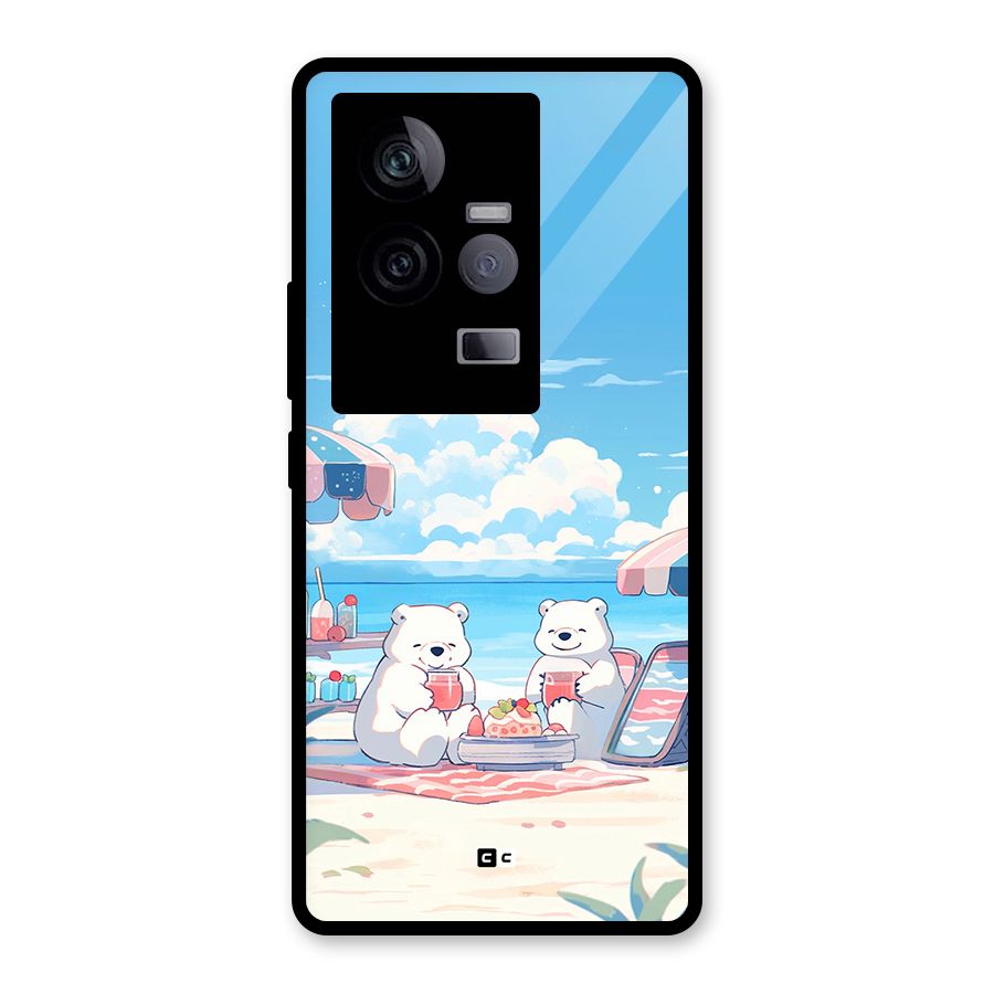 Picnic Time Glass Back Case for Vivo iQOO 11 5G