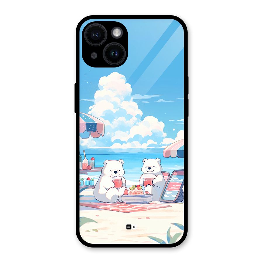 Picnic Time Glass Back Case for iPhone 14