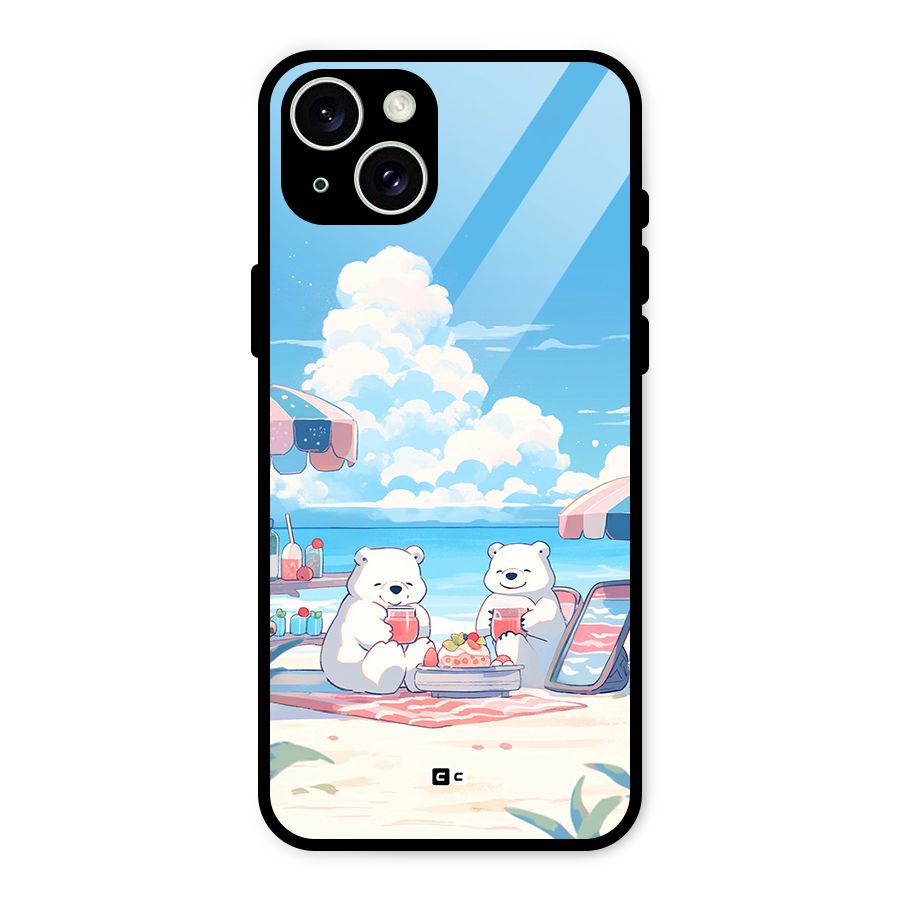 Picnic Time Glass Back Case for iPhone 15 Plus