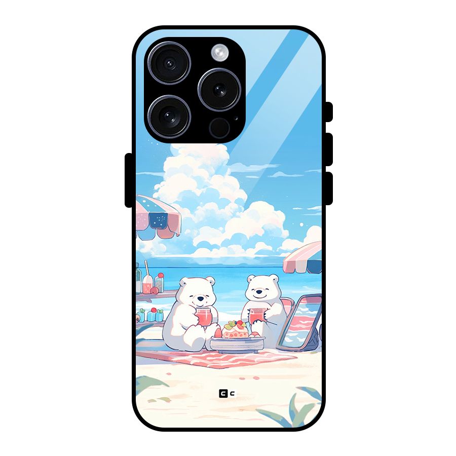 Picnic Time Glass Back Case for iPhone 15 Pro