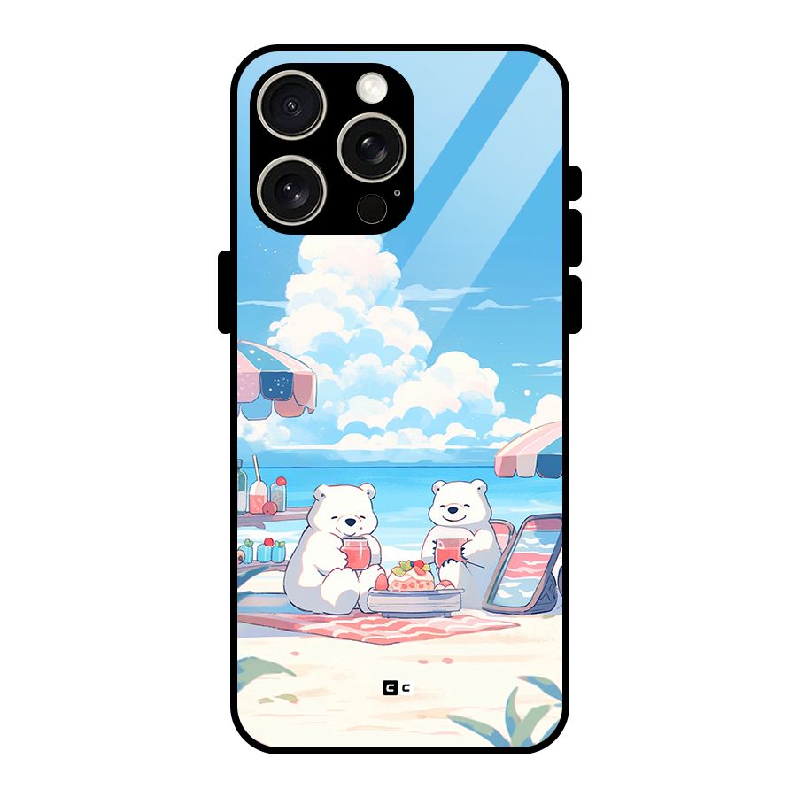 Picnic Time Glass Back Case for iPhone 15 Pro Max