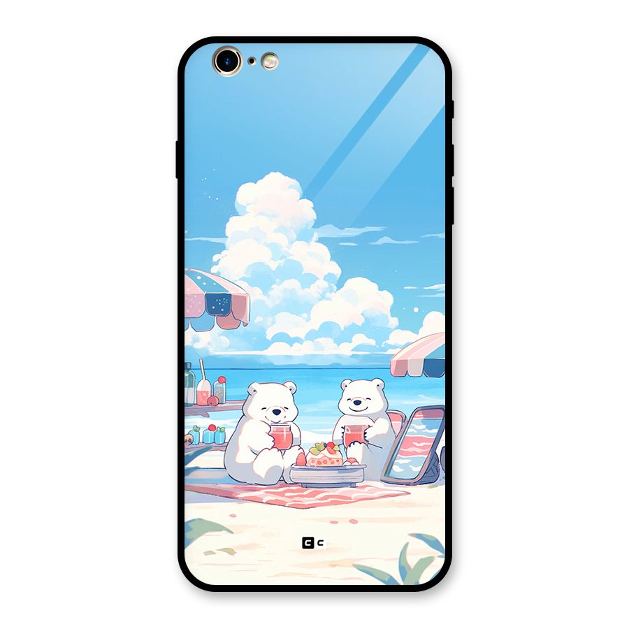 Picnic Time Glass Back Case for iPhone 6 Plus 6S Plus