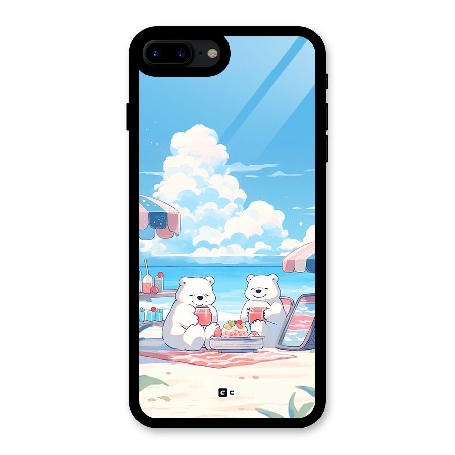 Picnic Time Glass Back Case for iPhone 8 Plus
