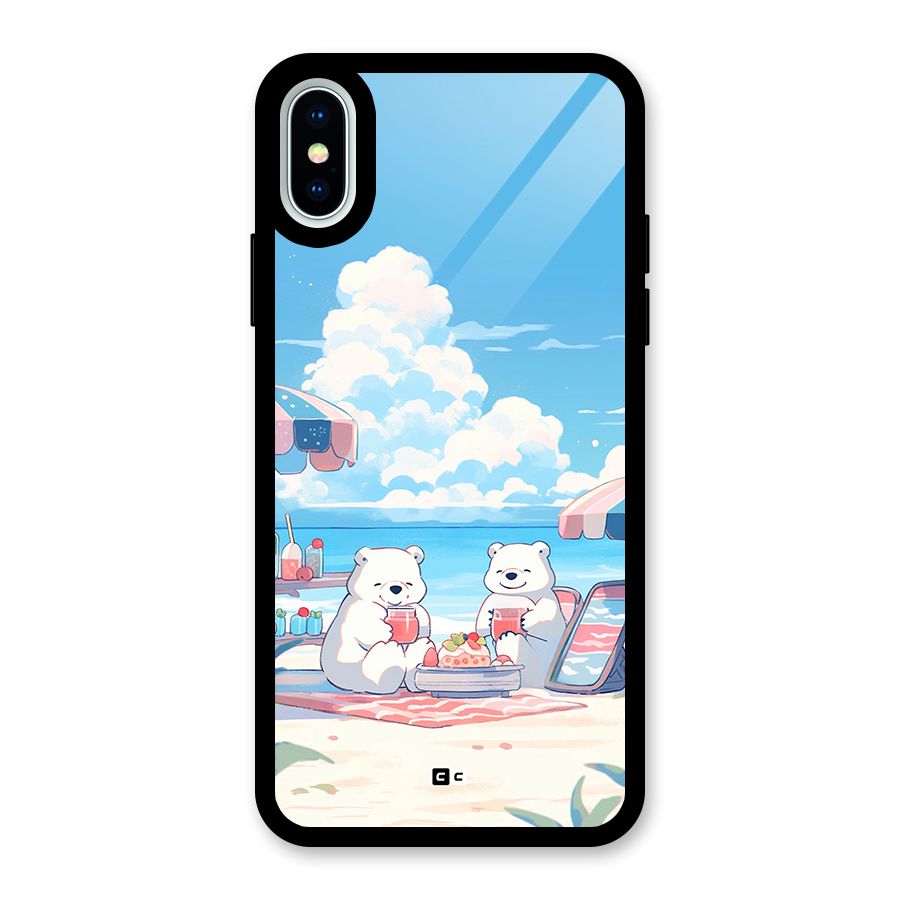 Picnic Time Glass Back Case for iPhone XS