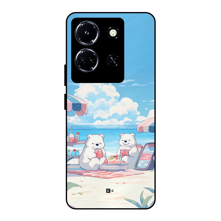Picnic Time Metal Back Case for Infinix Note 30 5G