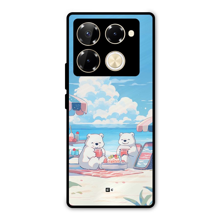 Picnic Time Metal Back Case for Infinix Note 40 Pro
