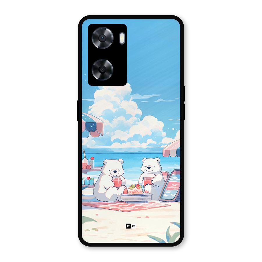 Picnic Time Metal Back Case for Oppo A77s
