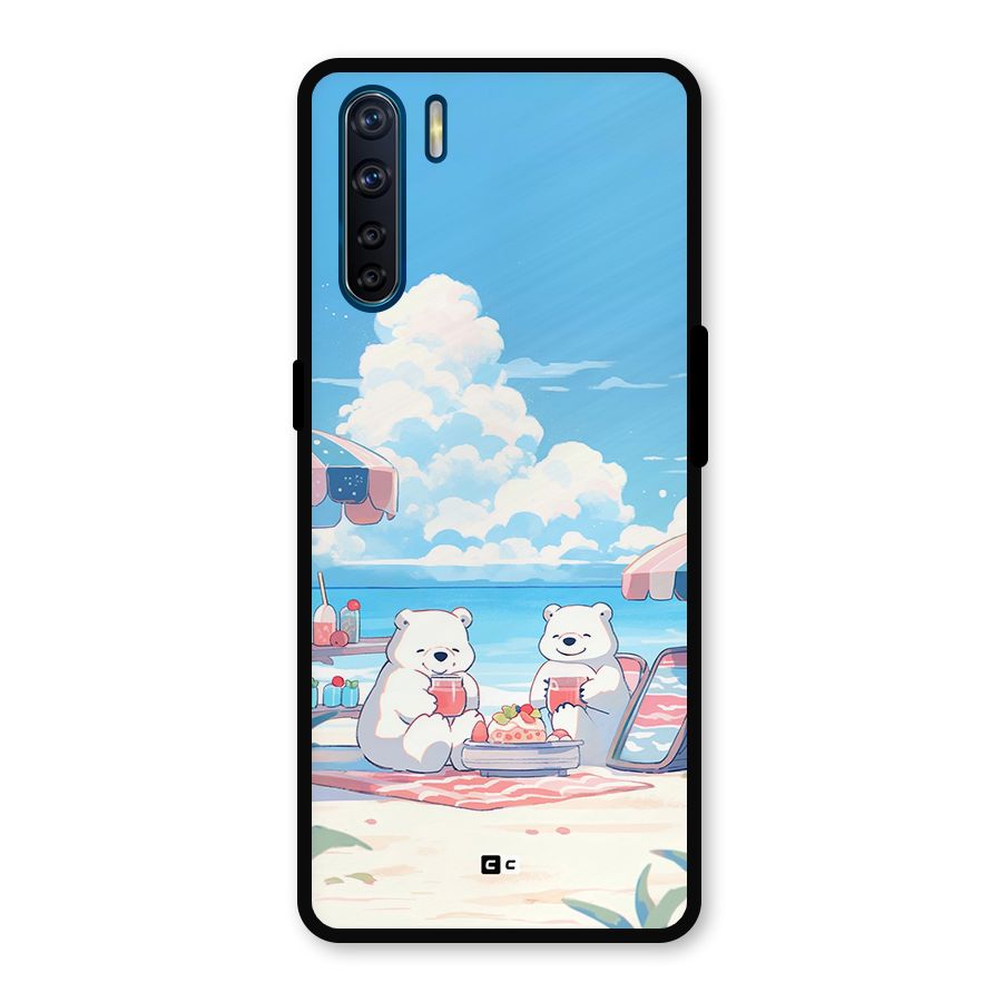 Picnic Time Metal Back Case for Oppo F15