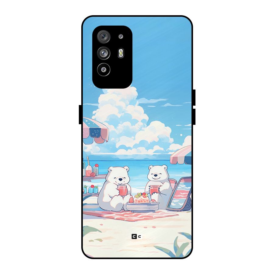 Picnic Time Metal Back Case for Oppo F19 Pro Plus 5G