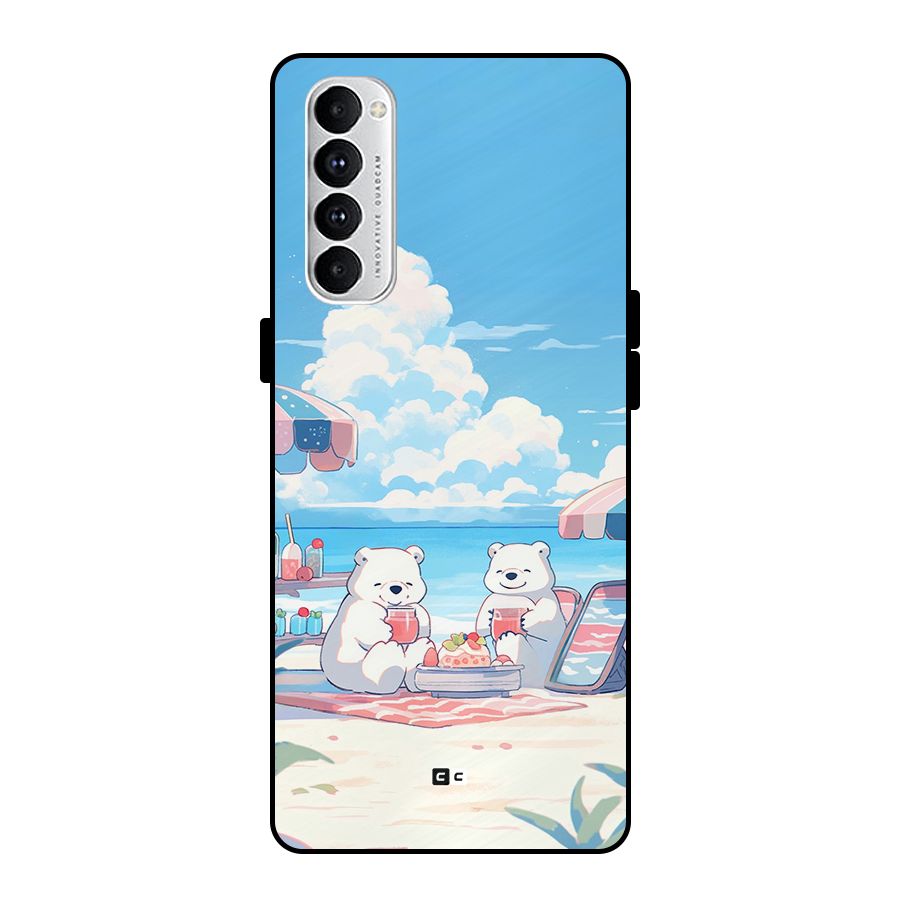 Picnic Time Metal Back Case for Oppo Reno4 Pro