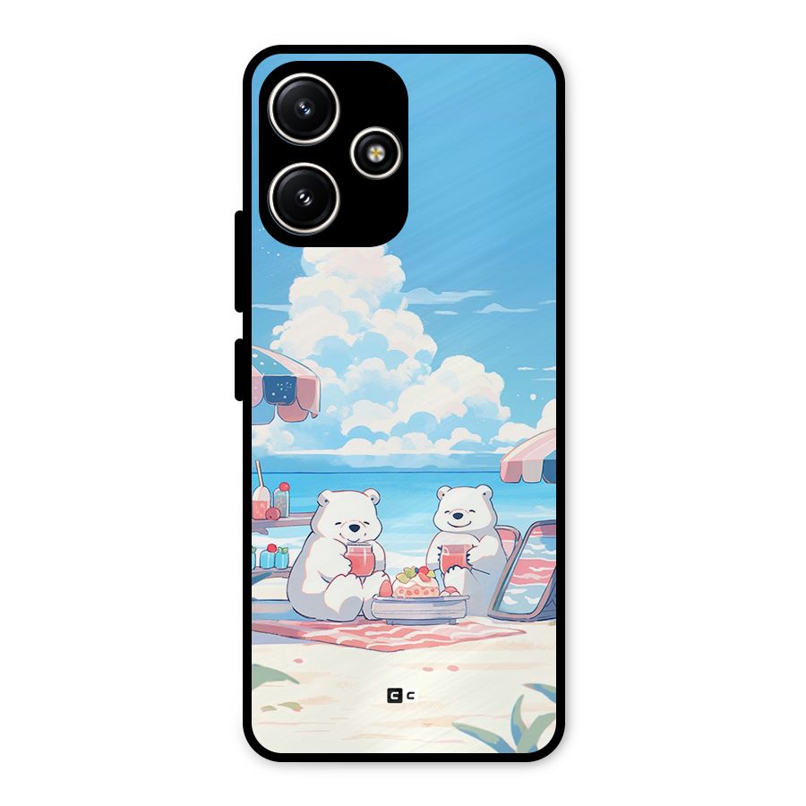 Picnic Time Metal Back Case for Poco M6 Pro
