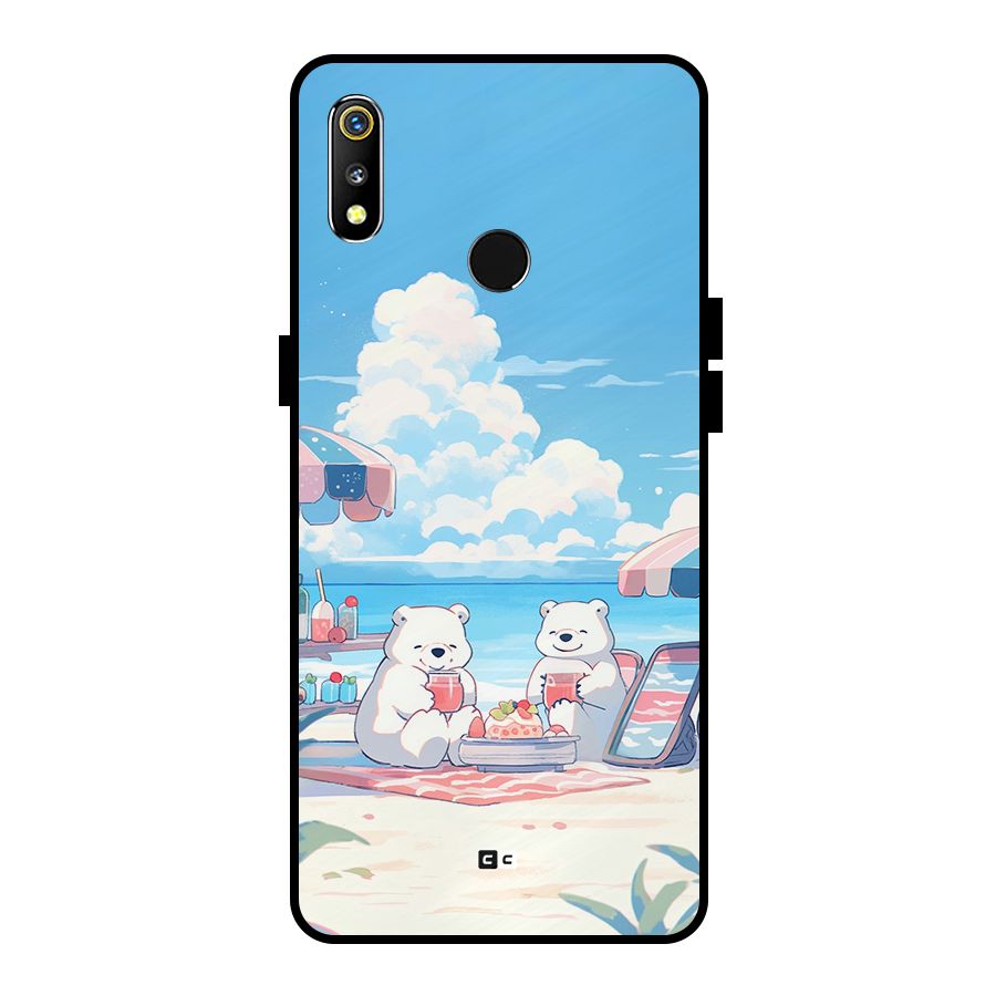 Picnic Time Metal Back Case for Realme 3i