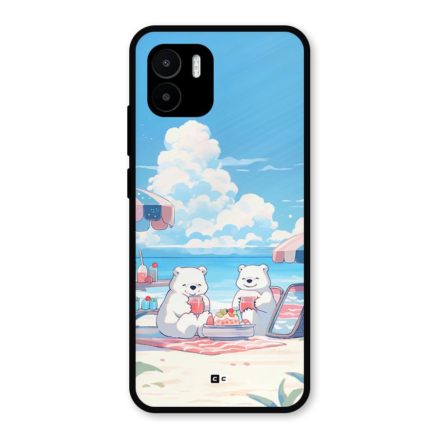 Picnic Time Metal Back Case for Redmi A1