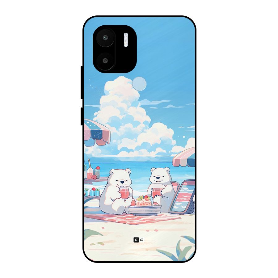 Picnic Time Metal Back Case for Redmi A1 Plus