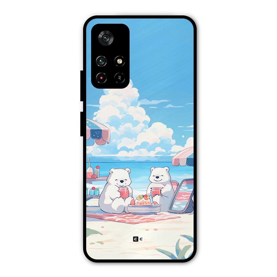 Picnic Time Metal Back Case for Redmi Note 11T 5G
