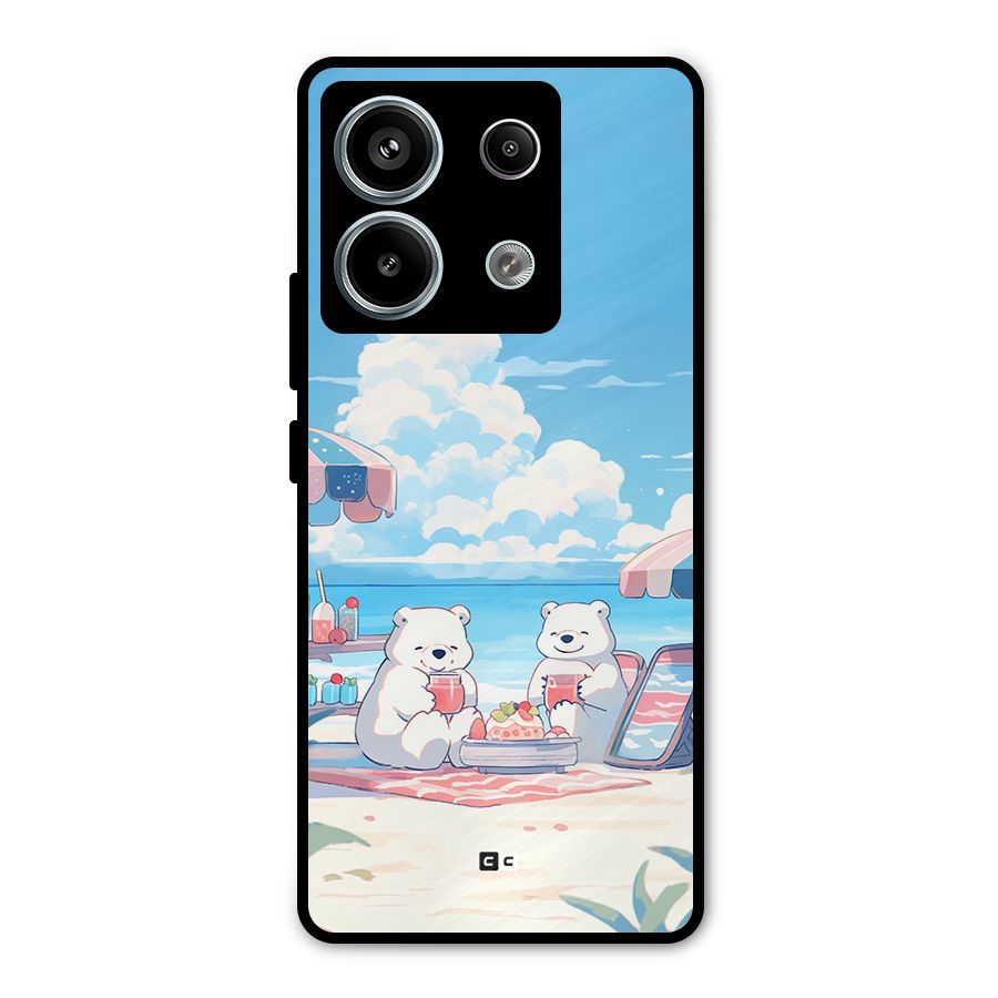 Picnic Time Metal Back Case for Redmi Note 13 Pro 5G